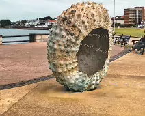 RACHEL JOYNT'S MOTHERSHIP SCULPTURE [AT NEWTOWNSMITH BETWEEN DUN LAOGHAIRE TOWN AND GLASTHULE]-236986-1