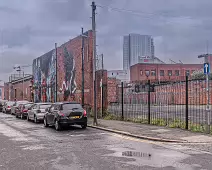 EXAMPLES OF STREET ART BY DANK AND SABEK [ON THE RED BRICK WALL ON TALBOT STREET IN BELFAST]-235446-1