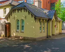 THE REMAINING GATE LODGE AT BELFAST BOTANIC GARDENS [PHOTOGRAPHED MAY 2017]-235413-1 REMAINING GATE LODGE