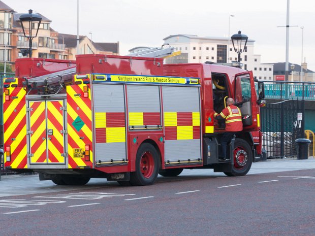 VOLVO FIRE ENGINE The Volvo FM-330 SRT SRP (Specialist Rescue Pump) with registration number ERZ-9062, built by Browns, and call sign...