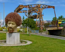 LUKE KELLY STATUE AND THE SHERIFF STREET LIFTING BRIDGE [GUILD STREET JULY 2024]-236463-1