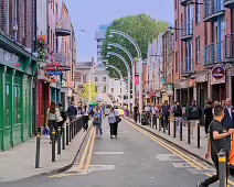 THE HOCKEY STICK SHAPED PUBLIC LIGHTS ON LIFFEY STREET [PROVIDE MUCH FOR THE DUBLIN BEGRUDGER TO MOAN ABOUT]-237607-1