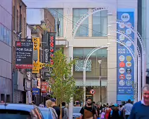 THE HOCKEY STICK SHAPED PUBLIC LIGHTS ON LIFFEY STREET [PROVIDE MUCH FOR THE DUBLIN BEGRUDGER TO MOAN ABOUT]-237614-1