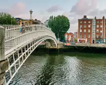 MORE ABOUT THE LIFFEY STREET PLAZA [THIS TIME FEATURING THE BRIDGE AND THE HAGS AND THEIR BAGS]-236971-1