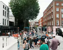 MORE ABOUT THE LIFFEY STREET PLAZA [THIS TIME FEATURING THE BRIDGE AND THE HAGS AND THEIR BAGS]-236975-1