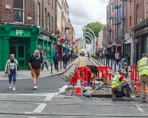 THE ALMOST COMPLETED LIFFEY STREET UPGRADE 22 JULY 2024 [I REALLY LIKE THE PUBLIC LIGHTING]-236957-1