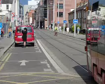 A VERY DISTINCTIVE RED TRAM PROMOTING KFC [AN EXAMPLE OF FULL BODY ADVERTISING REFERRED TO AS WRAPPING]-236692-1