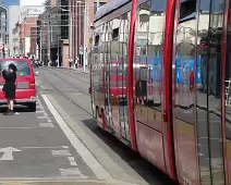 A VERY DISTINCTIVE RED TRAM PROMOTING KFC [AN EXAMPLE OF FULL BODY ADVERTISING REFERRED TO AS WRAPPING]-236694-1