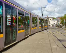 THE LUAS TRAM STOP AT HEUSTON TRAIN STATION [SUNDAY 7 JULY 2024]-235748-1