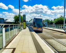 THE LUAS TRAM STOP IN RANELAGH [EFFECTIVELY ON A BRIDGE]-238199-1 SONY DSC