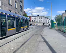 THIS IS AN UGLY SECTION OF THE LUAS ROUTE BETWEEN CHURCH STREET AND BOW STREET [MAINLY BECAUSE OF THE DERELICT SITE]-234224-1