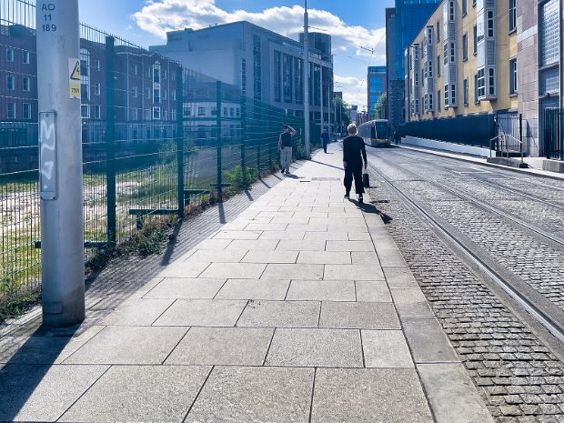 TRAM TRACKS NEAR HAMMOND LANE I returned today as I had forgotten that there was a notice describing in detail the archaeological excavations...