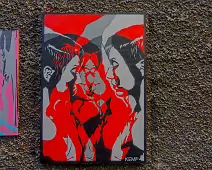 STREET ART AT CRAMPTON COURT IN TEMPLE BAR[ PHOTOGRAPHED 2014]-235079-1