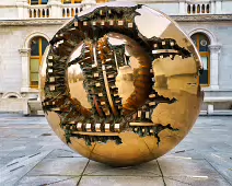 SCULPTURE BY ARNALDO POMODORO [AND THE RENAMING OF THE BERKELEY LIBRARY]-233980-1