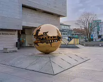 SCULPTURE BY ARNALDO POMODORO [AND THE RENAMING OF THE BERKELEY LIBRARY]-233981-1