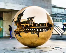 SCULPTURE BY ARNALDO POMODORO [AND THE RENAMING OF THE BERKELEY LIBRARY]-233983-1