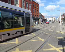 TRAMS AND MORE TRAMS AT THE FOUR COURTS [CHANCERY STREET 16 JULY 2024] X-236664-1