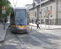 TRAMS AND MORE TRAMS AT THE FOUR COURTS [CHANCERY STREET 16 JULY 2024] X-236668-1