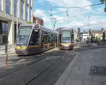 TRAMS AND MORE TRAMS AT THE FOUR COURTS [CHANCERY STREET 16 JULY 2024] X-236673-1