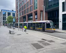 THE LUAS TRAM STOP AT SMITHFIELD [THE IMMEDIATE AREA]-233839-1