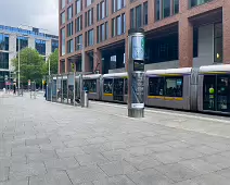 THE LUAS TRAM STOP AT SMITHFIELD [THE IMMEDIATE AREA]-233840-1