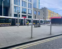 THE LUAS TRAM STOP AT SMITHFIELD [THE IMMEDIATE AREA]-233843-1