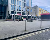 THE LUAS TRAM STOP AT SMITHFIELD [THE IMMEDIATE AREA]-233844-1