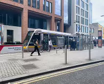 THE LUAS TRAM STOP AT SMITHFIELD [THE IMMEDIATE AREA]-233847-1