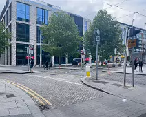 THE LUAS TRAM STOP AT SMITHFIELD [THE IMMEDIATE AREA]-233849-1