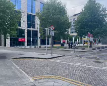 THE LUAS TRAM STOP AT SMITHFIELD [THE IMMEDIATE AREA]-233850-1