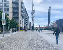 THE LUAS TRAM STOP AT SMITHFIELD [THE IMMEDIATE AREA]-233852-1