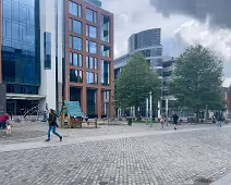 THE LUAS TRAM STOP AT SMITHFIELD [THE IMMEDIATE AREA]-233854-1