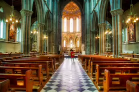 INSIDE ST MARY'S CATHEDRAL IN KILKENNY [AFTER THE RESTORATION WORK HAD BEEN COMPLETED]-234045-1