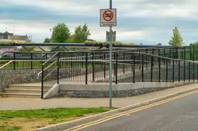 LADY DESART BRIDGE [IS A RECENT BRIDGE ACROSS THE RIVER NORE IN KILKENNY CITY]-234300-1