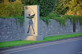 SCULPTURE OF AN ARCHER [CASTLE ROAD KILKENNY]-234057-1