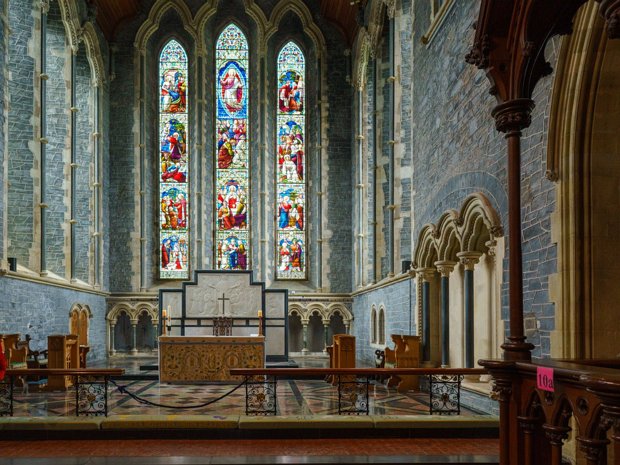 THE INTERIOR OF SAINT CANICE'S CATHEDRAL - KILKENNY The present building dates from the 13th century and is the second longest cathedral in Ireland, after St Patrick's...