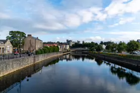 THE CASTLE AND THE RIVER IN KILKENNY CITY