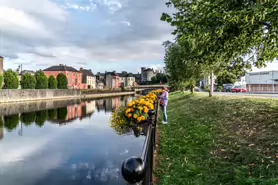 THE CASTLE AND THE RIVER IN KILKENNY CITY