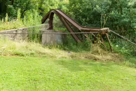 LOCATION OF THE OLD TALBOT'S INCH SUSPENSION BRIDGE