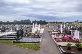 ST KIERAN'S CEMETERY IN KILKENNY [LATE EVENING]-195307-1