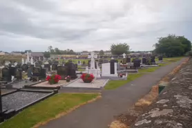 ST KIERAN'S CEMETERY IN KILKENNY [LATE EVENING]-195308-1