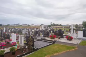 ST KIERAN'S CEMETERY IN KILKENNY [LATE EVENING]-195309-1