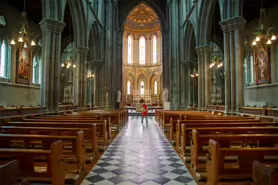 INSIDE ST MARY'S CATHEDRAL IN KILKENNY [AFTER THE RESTORATION WORK HAD BEEN COMPLETED]-234046-1