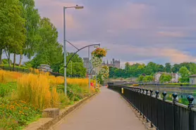 LADY DESART BRIDGE [IS A RECENT BRIDGE ACROSS THE RIVER NORE IN KILKENNY CITY]-234296-1