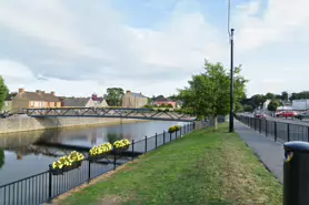 LADY DESART BRIDGE [IS A RECENT BRIDGE ACROSS THE RIVER NORE IN KILKENNY CITY]-234308-1