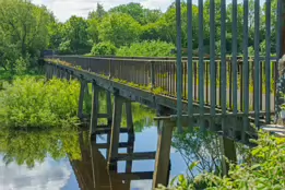 THE BLACK BLACK BRIDGE AT PLASSEY [WAS DERELICT WHEN I FIRST PHOTOGRAPHED IT]-233873-1 SONY DSC