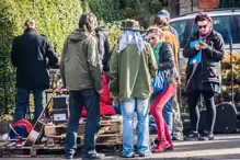 A GORILLA PROTEST ON CLYDE ROAD [ORGANISED BY SLOVAKIAN NATIONALS LIVING IN IRELAND]J-233412-1