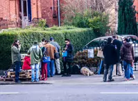 A GORILLA PROTEST ON CLYDE ROAD [ORGANISED BY SLOVAKIAN NATIONALS LIVING IN IRELAND]J-233419-1