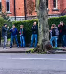 A GORILLA PROTEST ON CLYDE ROAD [ORGANISED BY SLOVAKIAN NATIONALS LIVING IN IRELAND]J-233420-1