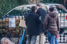 A GORILLA PROTEST ON CLYDE ROAD [ORGANISED BY SLOVAKIAN NATIONALS LIVING IN IRELAND]J-233425-1